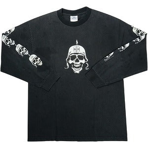 VINTAGE ヴィンテージ West Coast Choppers ウェストコーストチョッパーズ Skull Head White LS Tee ロンT 黒 Size 【L】 【中古品-良い】 20825331