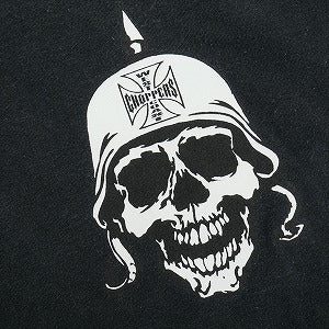VINTAGE ヴィンテージ West Coast Choppers ウェストコーストチョッパーズ Skull Head White LS Tee ロンT 黒 Size 【L】 【中古品-良い】 20825331