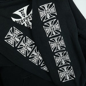 VINTAGE ヴィンテージ West Coast Choppers ウェストコーストチョッパーズ Iron Cross Hoodie パーカー 黒 Size 【M相当】 【中古品-良い】 20825332