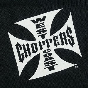 VINTAGE ヴィンテージ West Coast Choppers ウェストコーストチョッパーズ Iron Cross Hoodie パーカー 黒 Size 【M相当】 【中古品-良い】 20825332