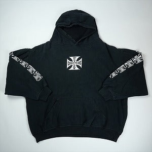 VINTAGE ヴィンテージ West Coast Choppers ウェストコーストチョッパーズ Iron Cross Hoodie パーカー 黒 Size 【XL】 【中古品-良い】 20825333