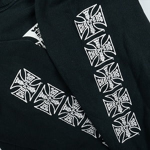 VINTAGE ヴィンテージ West Coast Choppers ウェストコーストチョッパーズ Iron Cross Hoodie パーカー 黒 Size 【XL】 【中古品-良い】 20825333