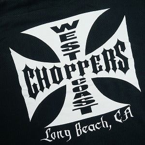 VINTAGE ヴィンテージ West Coast Choppers ウェストコーストチョッパーズ Iron Cross Hoodie パーカー 黒 Size 【XL】 【中古品-良い】 20825333