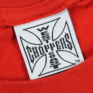 VINTAGE ヴィンテージ West Coast Choppers ウェストコーストチョッパーズ Skull Head White LS Tee ロンT 赤 Size 【L】 【中古品-良い】 20825334