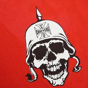 VINTAGE ヴィンテージ West Coast Choppers ウェストコーストチョッパーズ Skull Head White LS Tee ロンT 赤 Size 【L】 【中古品-良い】 20825334