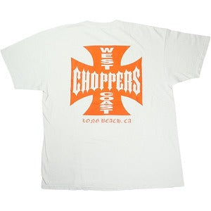 VINTAGE ヴィンテージ West Coast Choppers ウェストコーストチョッパーズ Red Iron Cross Tee Tシャツ 白 Size 【XXL】 【中古品-良い】 20825335