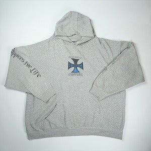 VINTAGE ヴィンテージ West Coast Choppers ウェストコーストチョッパーズ Blue Iron Cross Hoodie パーカー 灰 Size 【XL】 【中古品-良い】 20825338