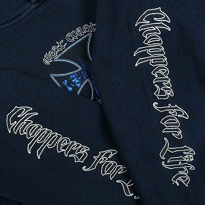 VINTAGE ヴィンテージ West Coast Choppers ウェストコーストチョッパーズ Blue Iron Cross Hoodie パーカー 紺 Size 【M相当】 【中古品-良い】 20825339