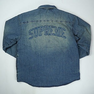 SUPREME シュプリーム 25FW Shearling Lined Denim Work Shirt Indigo 長袖シャツ インディゴ Size 【S】 【新古品・未使用品】 20825340
