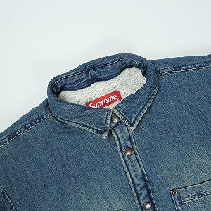 SUPREME シュプリーム 25FW Shearling Lined Denim Work Shirt Indigo 長袖シャツ インディゴ Size 【S】 【新古品・未使用品】 20825340