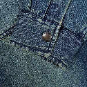 SUPREME シュプリーム 25FW Shearling Lined Denim Work Shirt Indigo 長袖シャツ インディゴ Size 【S】 【新古品・未使用品】 20825340