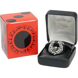 TENDERLOIN テンダーロイン H.S RING SILVER/STONE ホースシューリング リサイズ有り 銀 Size 【10号】 【中古品-非常に良い】 20825363