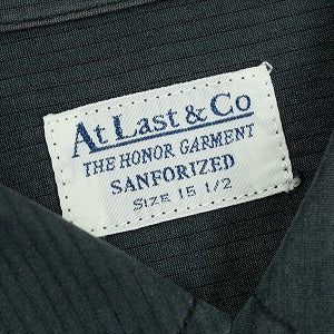At Last ＆ Co アットラスト/BUTCHER PRODUCTS ブッチャープロダクツ STRIPE SHIRT 長袖シャツ 黒 Size 【15.5】 【中古品-良い】 20825394