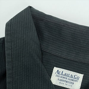 At Last ＆ Co アットラスト/BUTCHER PRODUCTS ブッチャープロダクツ STRIPE SHIRT 長袖シャツ 黒 Size 【15.5】 【中古品-良い】 20825394