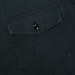 At Last ＆ Co アットラスト/BUTCHER PRODUCTS ブッチャープロダクツ STRIPE SHIRT 長袖シャツ 黒 Size 【15.5】 【中古品-良い】 20825394