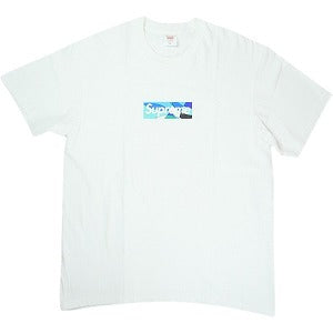 SUPREME シュプリーム ×Emilio Pucci エミリオ プッチ 21SS Box Logo Tee White/Blue Tシャツ 白 Size 【M】 【中古品-良い】 20825412