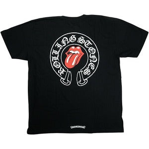 CHROME HEARTS クロム・ハーツ ×ROLLING STONES T-shirt Black Tシャツ 黒 Size 【XXL】 【新古品・未使用品】 20825424