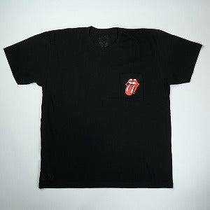 CHROME HEARTS クロム・ハーツ ×ROLLING STONES T-shirt Black Tシャツ 黒 Size 【XXL】 【新古品・未使用品】 20825424