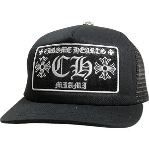 CHROME HEARTS クロム・ハーツ MIAMI TRUCKER CAP BLACK マイアミ限定メッシュキャップ 黒 Size 【フリー】 【新古品・未使用品】 20825443