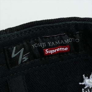 SUPREME シュプリーム ×Y's YOHJI YAMAMOTO 25FW Grommet 6-Panel Washed Black キャップ 黒 Size 【フリー】 【新古品・未使用品】 20825477