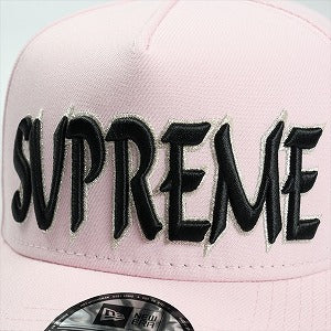 SUPREME シュプリーム 25FW Sharp Spellout Adjustable New Era Light Pink キャップ ピンク Size 【フリー】 【新古品・未使用品】 20825490