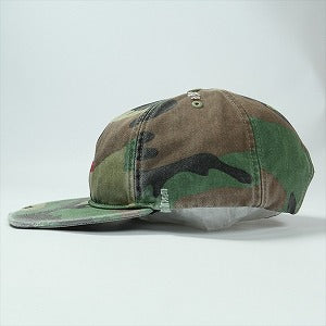 SUPREME シュプリーム 25FW Distressed Script 6-Panel Woodland キャップ 緑 Size 【フリー】 【新古品・未使用品】 20825495