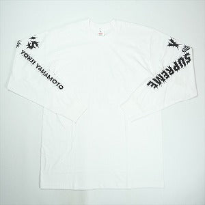 SUPREME シュプリーム ×Y's YOHJI YAMAMOTO 25FW L/S Tee White ロンT 白 Size 【M】 【新古品・未使用品】 20825497