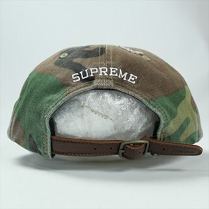 SUPREME シュプリーム 25FW Distressed Script 6-Panel Woodland キャップ 緑 Size 【フリー】 【新古品・未使用品】 20825503