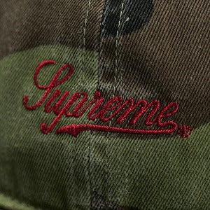SUPREME シュプリーム 25FW Distressed Script 6-Panel Woodland キャップ 緑 Size 【フリー】 【新古品・未使用品】 20825503