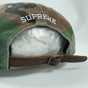 SUPREME シュプリーム 25FW Distressed Script 6-Panel Woodland キャップ 緑 Size 【フリー】 【新古品・未使用品】 20825503