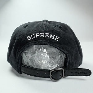 SUPREME シュプリーム 25FW Distressed Script 6-Panel Black キャップ 黒 Size 【フリー】 【新古品・未使用品】 20825504