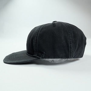 SUPREME シュプリーム 25FW Distressed Script 6-Panel Black キャップ 黒 Size 【フリー】 【新古品・未使用品】 20825504