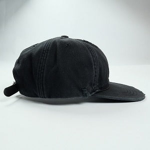 SUPREME シュプリーム 25FW Distressed Script 6-Panel Black キャップ 黒 Size 【フリー】 【新古品・未使用品】 20825504