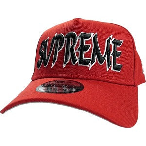 SUPREME シュプリーム 25FW Sharp Spellout Adjustable New Era Red キャップ 赤 Size 【フリー】 【新古品・未使用品】 20825506
