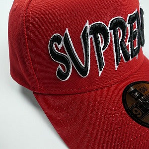 SUPREME シュプリーム 25FW Sharp Spellout Adjustable New Era Red キャップ 赤 Size 【フリー】 【新古品・未使用品】 20825506