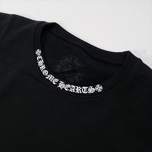 CHROME HEARTS クロム・ハーツ NECK LOGO CREW SWEAT BLACK クルーネックスウェット 黒 Size 【L】 【新古品・未使用品】 20825530