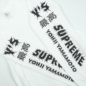 SUPREME シュプリーム ×Y's YOHJI YAMAMOTO 25FW L/S Tee White ロンT 白 Size 【L】 【新古品・未使用品】 20825532
