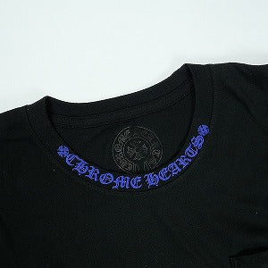 CHROME HEARTS クロム・ハーツ NECK LOGO POCKET L/S TEE BLACK/DGR BLUE ロンT 黒 Size 【XXL】 【新古品・未使用品】 20825550