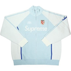 SUPREME シュプリーム ×Umbro 25SS Zip Up Sweater Light Blue セーター 水色 Size 【XL】 【新古品・未使用品】 20825748