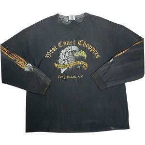 VINTAGE ヴィンテージ West Coast Choppers ウェストコーストチョッパーズ Eagle Logo LS Tee ロンT 黒 Size 【XL】 【中古品-良い】 20825759