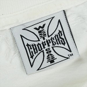VINTAGE ヴィンテージ West Coast Choppers ウェストコーストチョッパーズ Iron Cross Blue Flame Tee Tシャツ 白 Size 【XXL】 【中古品-良い】 20825761