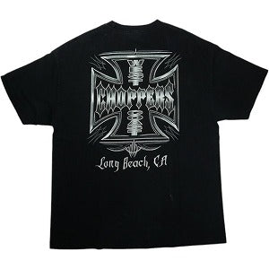 VINTAGE ヴィンテージ West Coast Choppers ウェストコーストチョッパーズ Metallic Iron Cross Tee Tシャツ 黒 Size 【XL】 【中古品-良い】 20825765