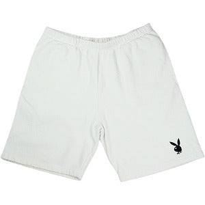 SUPREME シュプリーム ×PLAYBOY 16SS Sweatshort White スウェットショーツ 白 Size 【L】 【中古品-良い】 20825782