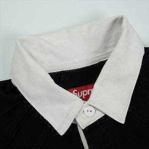 SUPREME シュプリーム 24SS S/S Rugby Black ラガー半袖シャツ 黒 Size 【S】 【中古品-良い】 20825784
