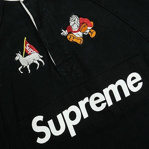SUPREME シュプリーム 24SS S/S Rugby Black ラガー半袖シャツ 黒 Size 【S】 【中古品-良い】 20825784