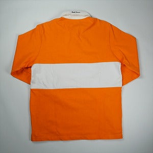 SUPREME シュプリーム 15AW Team Rugby Box Logo Shirt Orange ラグビーシャツ オレンジ Size 【L】 【中古品-非常に良い】 20825785