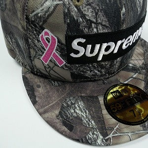 SUPREME シュプリーム 25FW Breast Cancer Awareness Box Logo New Era Truetimber HTC Camo ニューエラキャップ 緑 Size 【7　1/2(L)】 【中古品-ほぼ新品】 20825796