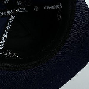 CHROME HEARTS クロム・ハーツ HAT 5 PNL CAP BSBL NAVY/WHITE クロスパッチ付きベースボールキャップ 紺 Size 【フリー】 【中古品-ほぼ新品】 20825817