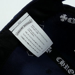 CHROME HEARTS クロム・ハーツ HAT 5 PNL CAP BSBL NAVY/WHITE クロスパッチ付きベースボールキャップ 紺 Size 【フリー】 【中古品-ほぼ新品】 20825817