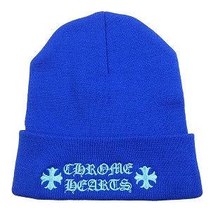 CHROME HEARTS クロム・ハーツ WATCH CAP BLUE ビーニー 青 Size 【フリー】 【新古品・未使用品】 20825827